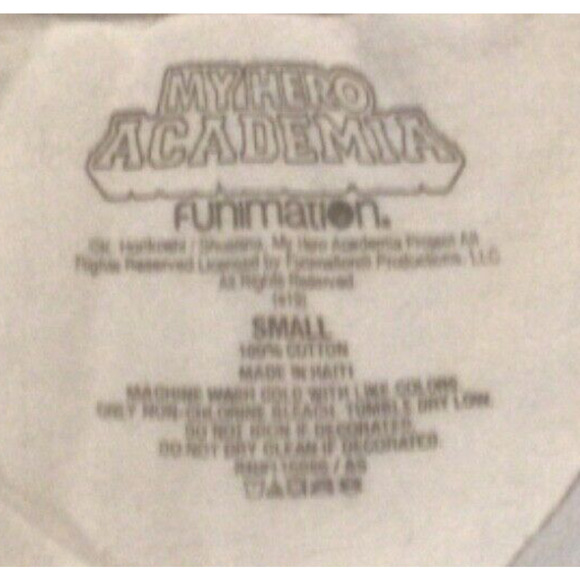 Funimation My Hero Academia Todoroki Fire & Ice White Anime T-Shirt Men’s Size S - Picture 2 of 5